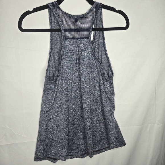 NWT Medium Simply Southern Women's Heathered Gray Tank Top Athletic Racerback - Picture 5 of 5